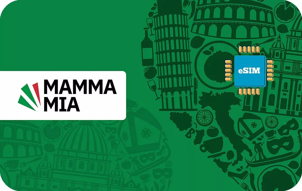Italy travel eSIM data card