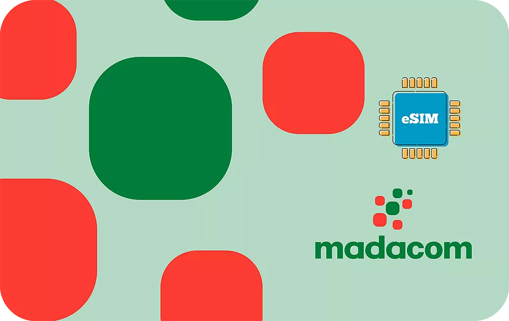 Madagascar travel eSIM data card