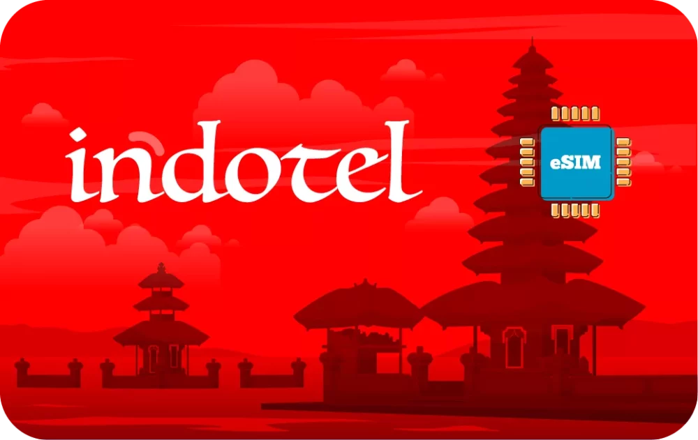 Indonesia travel eSIM data card