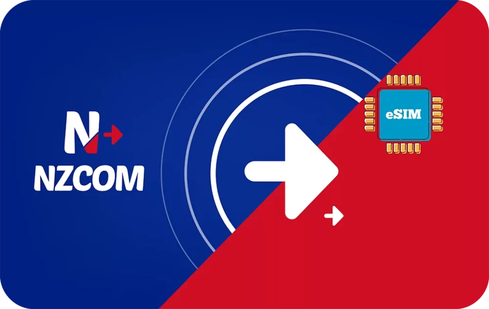 New Zealand travel eSIM data card