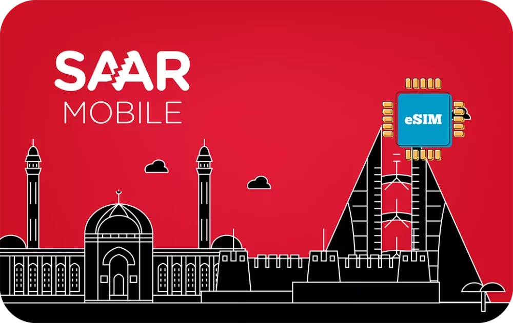 Bahrain travel eSIM data card.