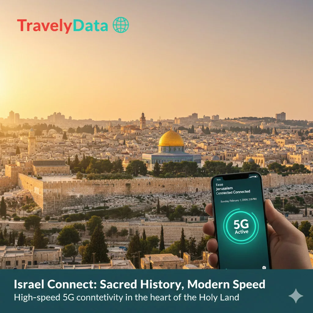 Israel travel eSIM data card