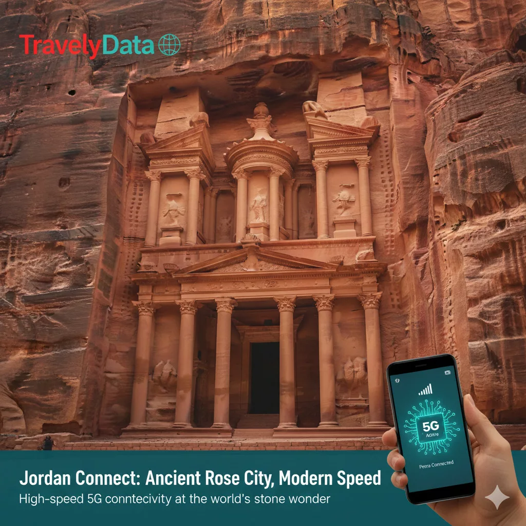 Jordan eSIM travel data card