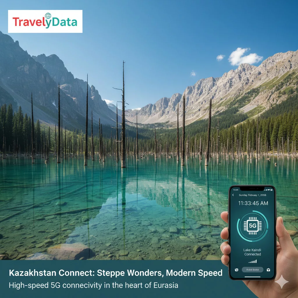 Kazakhstan travel eSIM data card