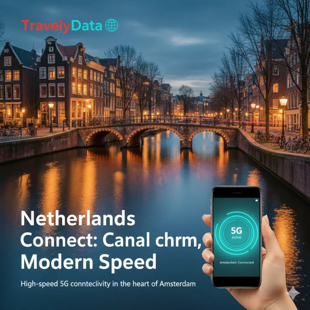 Netherlands travel eSIM data card