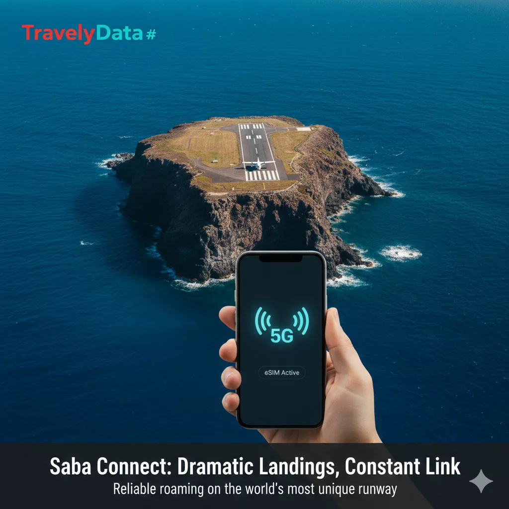 best Saba travel data eSIM
