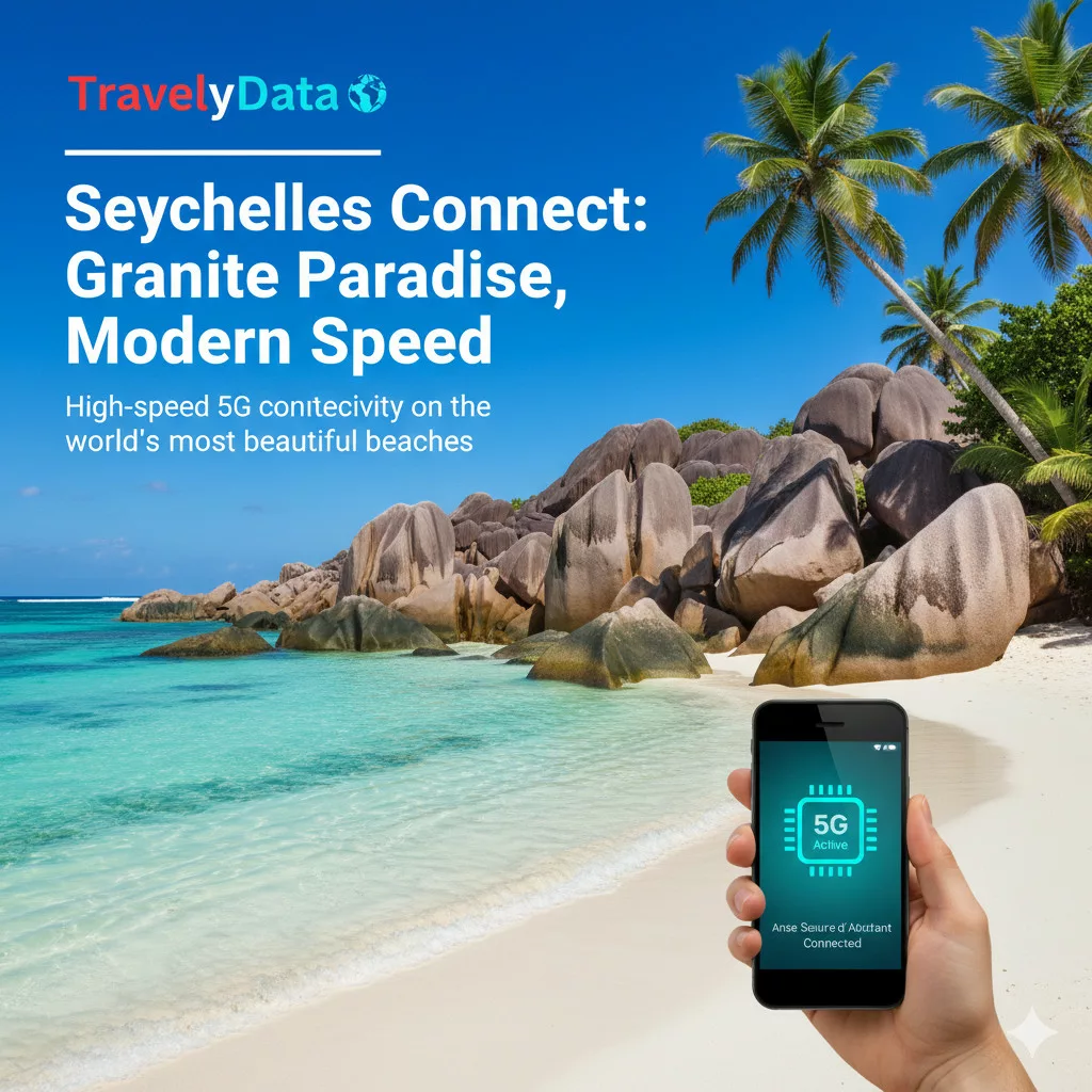 Seychelles travel eSIM data card