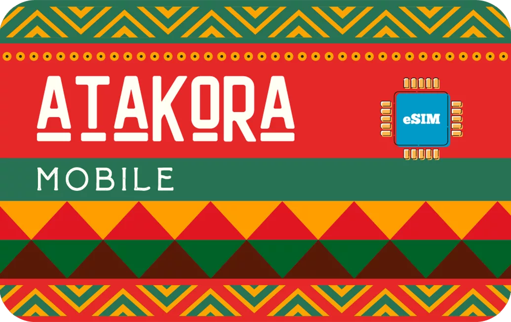 Togo travel eSIM data card.